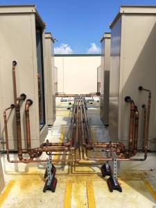 REFRIGERATION PIPING FOR 2-LARGE SPLIT
AIR CONDITIONERS
