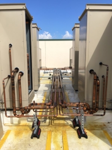 REFRIGERATION PIPING FOR 2-LARGE SPLIT
AIR CONDITIONERS