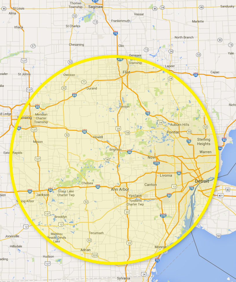 Contact BC Ten Air: HVACR Contractor in Milford, MI - mapped